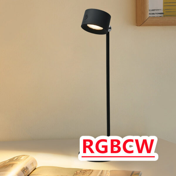 Magnetic Touchable LED USB Rechargeable Table Lamp 360 Rotate Cordless Remote Control Desk Lights Home Bedroom Wall Night Lamp - Image 13