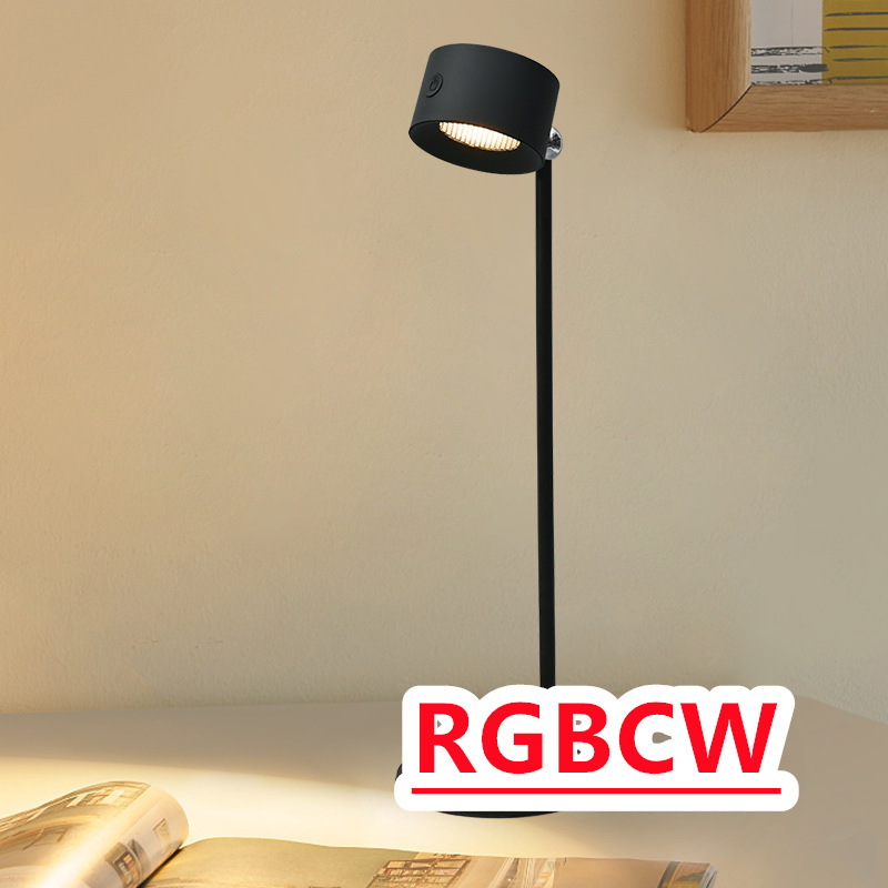 Magnetic Touchable LED USB Rechargeable Table Lamp 360 Rotate Cordless Remote Control Desk Lights Home Bedroom Wall Night Lamp - Image 13
