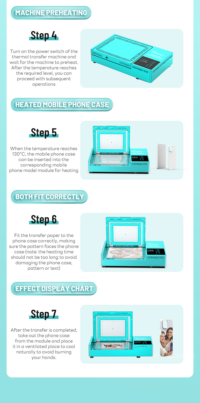Phone Case Transfer Printing Press Shell Heat Transfer Machine Phone Case Printer - Image 14