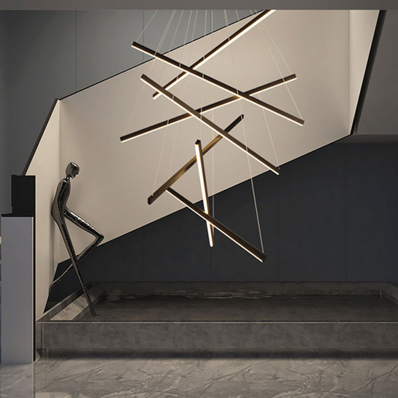 Modern Simple Atmosphere Light Luxury Small Apartment Pick High School Empty Lamps Chandelier - Image 6