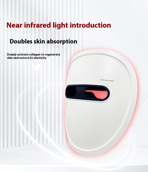 Rechargeable Mask Face LED Color Light Domestic Beauty Apparatus - Image 12