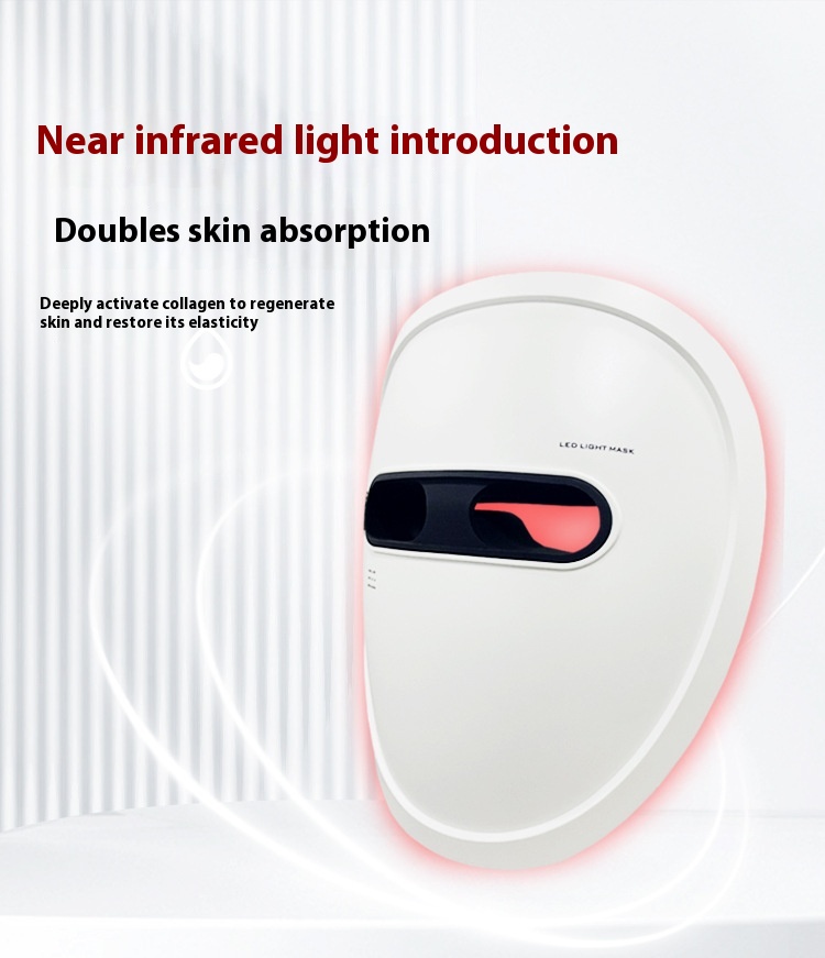 Rechargeable Mask Face LED Color Light Domestic Beauty Apparatus - Image 12