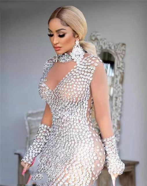 European And American Style Sexy Sequin Cocktail Party Dress - Image 7