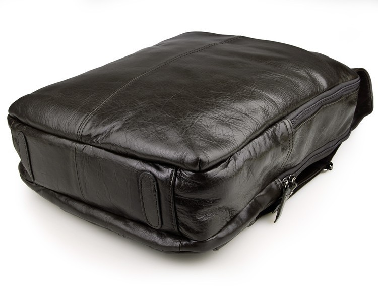 Top layer leather computer backpack - Image 6