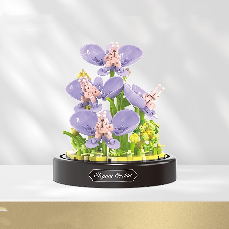Small Particle Assembly Rose Decoration Toys - Image 15