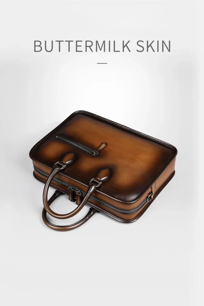 Hand-rubbed Vintage Business Bag