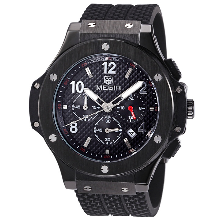 Watches Men Luxury Quartz Wrist Watch Male Sports Military Chronograph Watches - Image 4