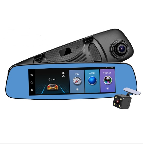 Cross border special supply for new 8 inch crane recorder 4G cloud mirror 1080P HD Android rear view mirror driving record - Image 8