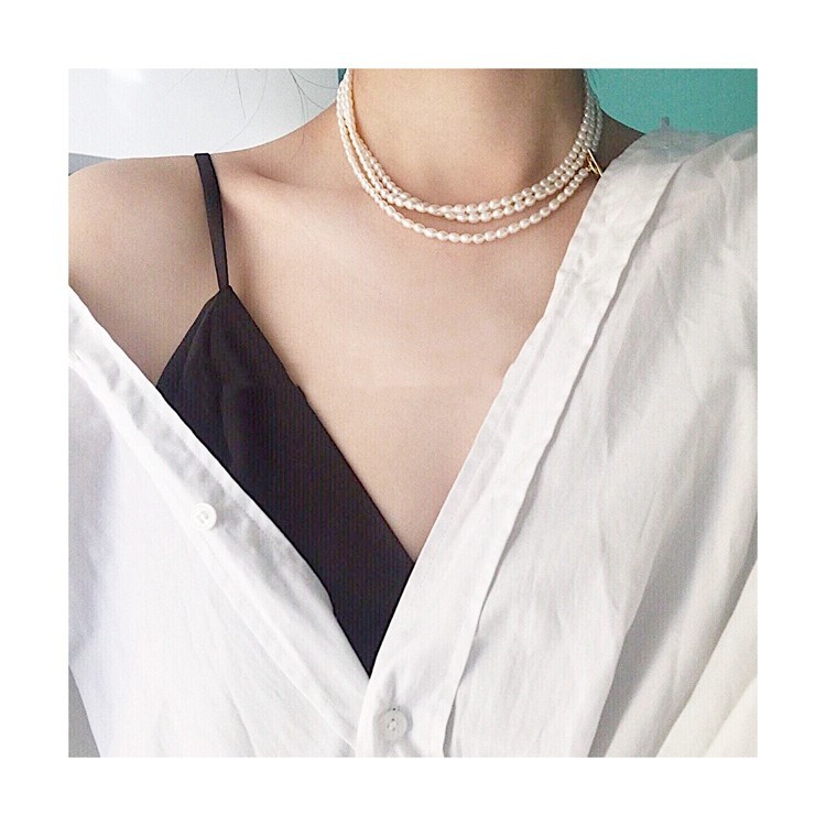 French Elegant Luxury Natural Pearl Necklace