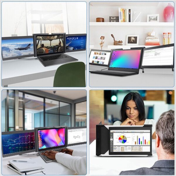 Portable Notebook Extended Dual Screen HD Monitor - Image 5