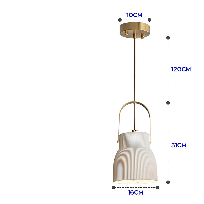 Nordic Japanese Simple Creative Light-transmitting Porcelain Chandelier - Image 16