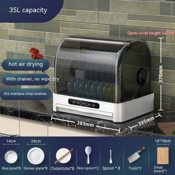Mini Small Kitchen Desktop Disinfection Dryer - Image 4