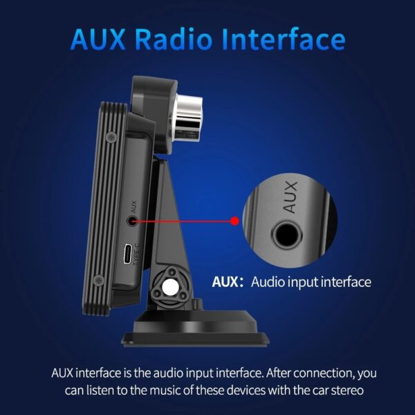 Smart Screen Front And Back Dual Recording 1080P Streaming Media Mobile Phone Projection Carplay Recorder - Image 6