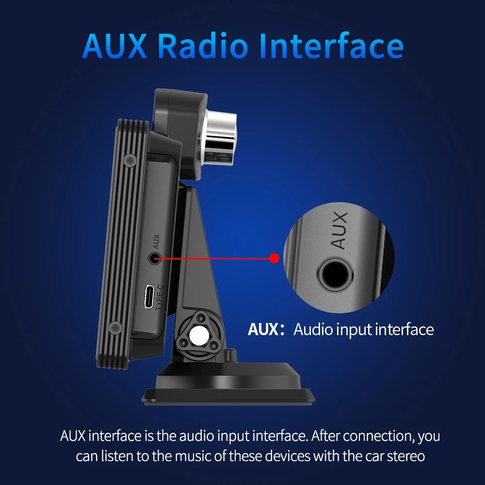 Smart Screen Front And Back Dual Recording 1080P Streaming Media Mobile Phone Projection Carplay Recorder - Image 6