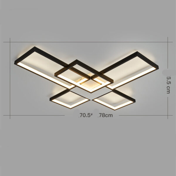 LED Ceiling Lamp Warm Bedroom Simple Household - Image 2
