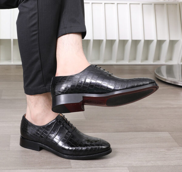 Fashion New High-end Leather Men's Shoes - Image 6