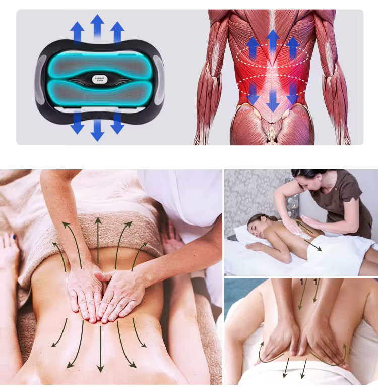 Constant Temperature Heat Therapy Multi-Frequency Vibration Stretch Simple Operation Electric Lumbar Traction Device - Image 16