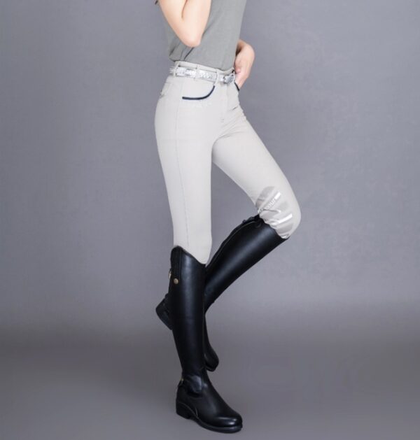 Equestrian Horse Leather Boots High Boots - Image 3