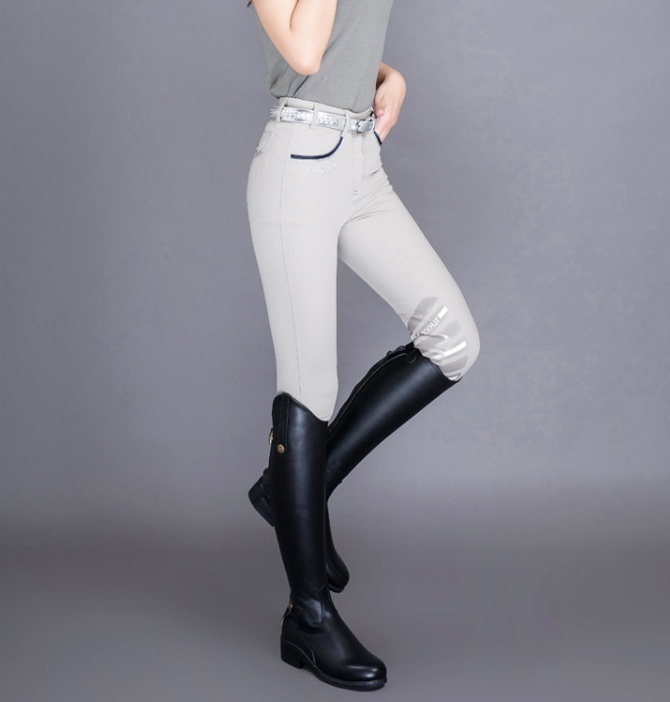 Equestrian Horse Leather Boots High Boots - Image 3