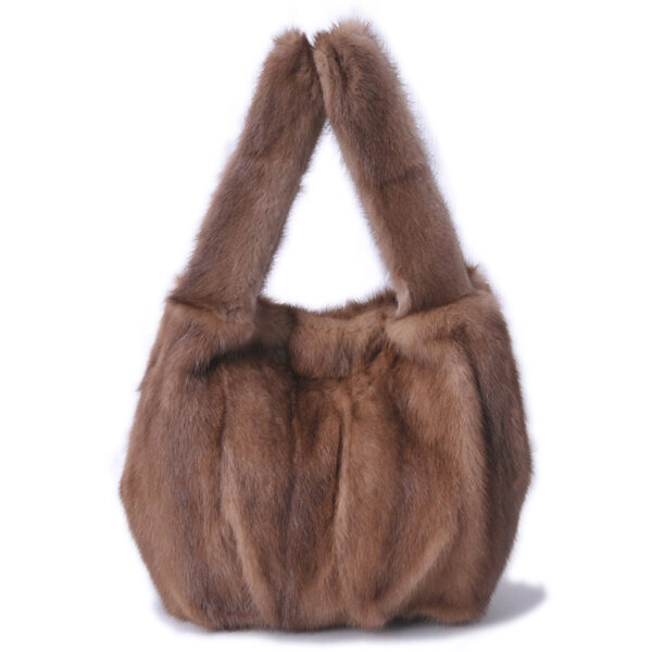 Whole Skin Mink Fur Wrap Soft Surface - Image 15
