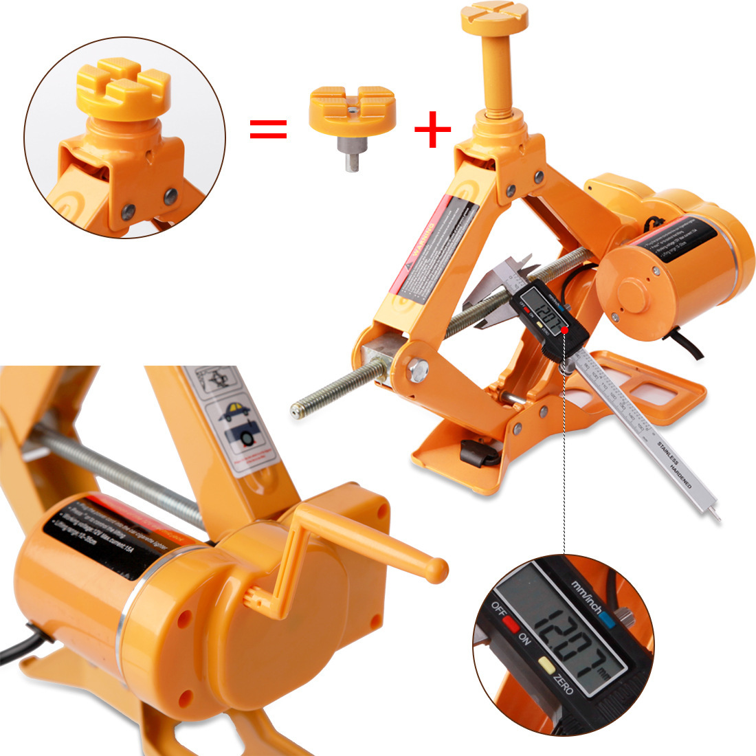 Car Electric Jack Car Jack Set With Electric Wrench - Image 4