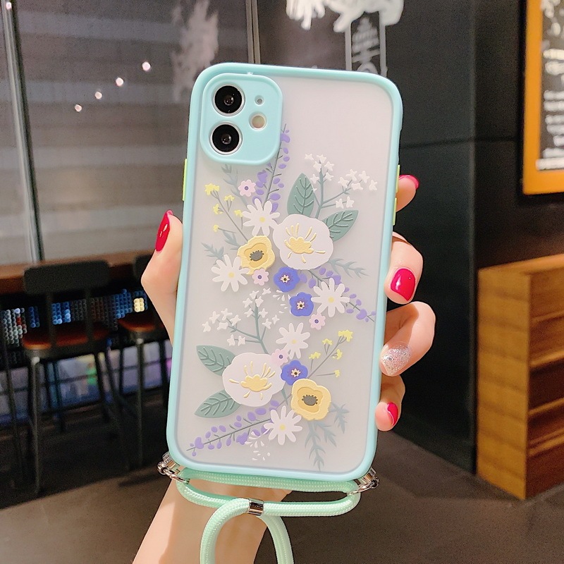 Lavender Floral Lanyard Phone Case Lanyard Phone Case XSMAX Cover - Image 47