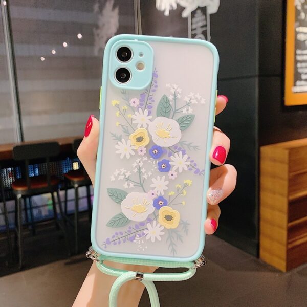 Lavender Floral Lanyard Phone Case Lanyard Phone Case XSMAX Cover - Image 36
