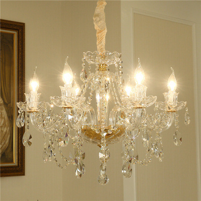 Luxury Crystal Chandelier In Living Room - Image 3