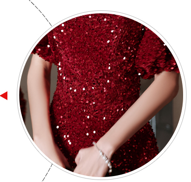 Toast Bridal Red Dresses Women Fishtail - Image 7