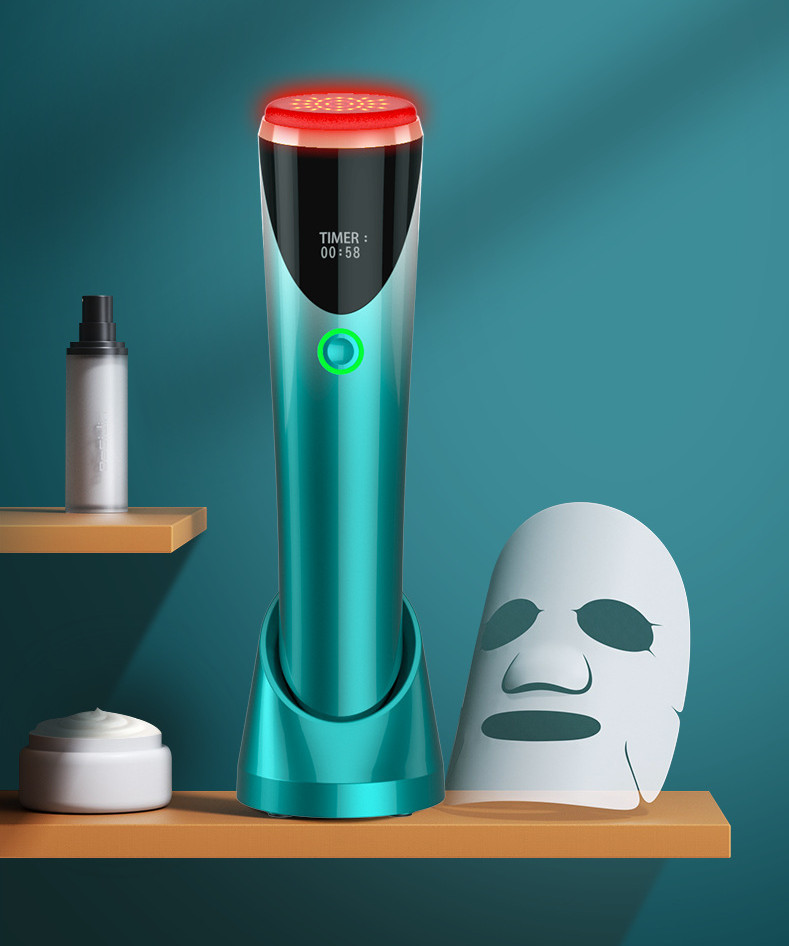 Red Light Heating Home Facial Massage Rejuvenation Introduction Instrument - Image 4