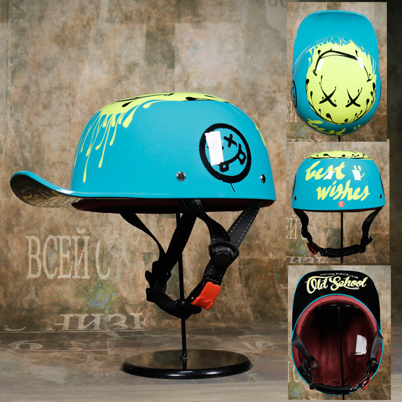 Motor Car Half Helmet Scooter Scoop Helmet  Helmet - Image 17