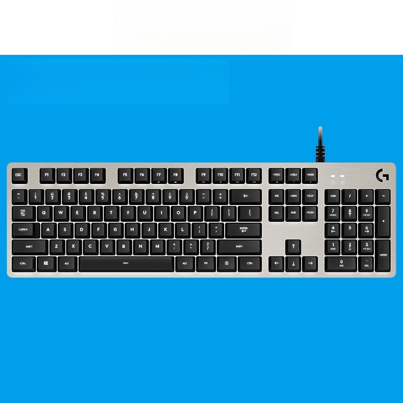 G413 Gaming Electronic Sports Mechanical Keyboard Desktop Backlight 104 Key Metal Panel - Image 2