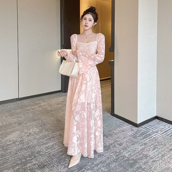Vacation Style Lace Dress Women - Image 3