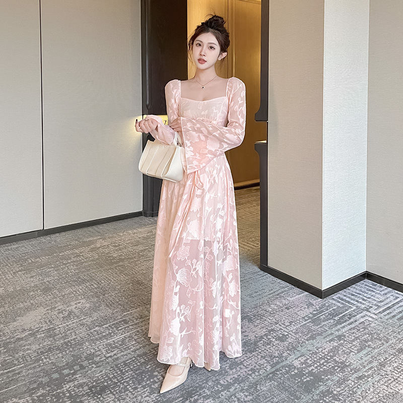 Vacation Style Lace Dress Women - Image 3