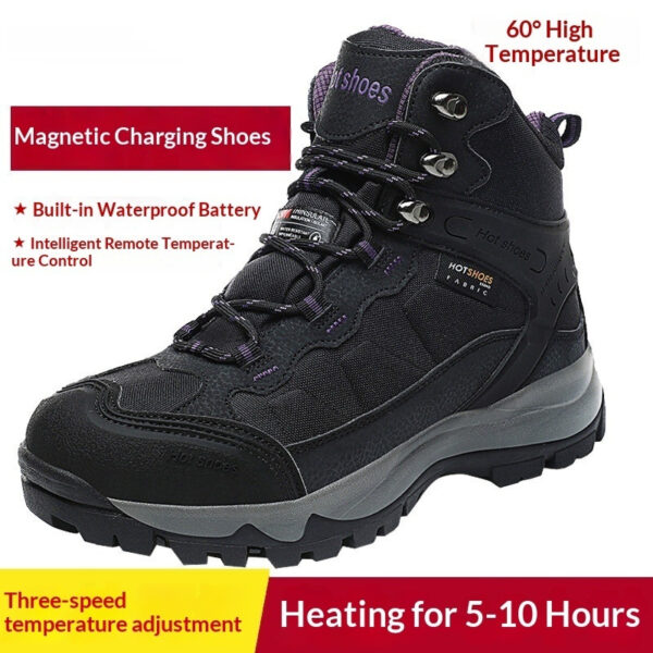 Electric-heated Thermal Cotton Shoes For Winterkeep Your Feet Warm While You Walk - Image 9