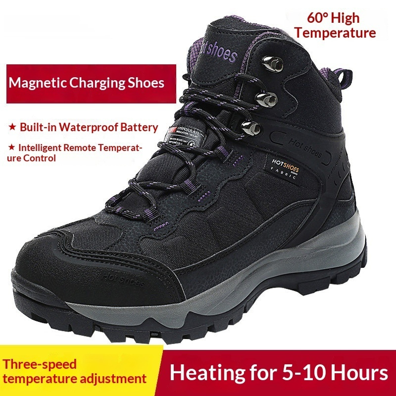 Electric-heated Thermal Cotton Shoes For Winterkeep Your Feet Warm While You Walk - Image 9