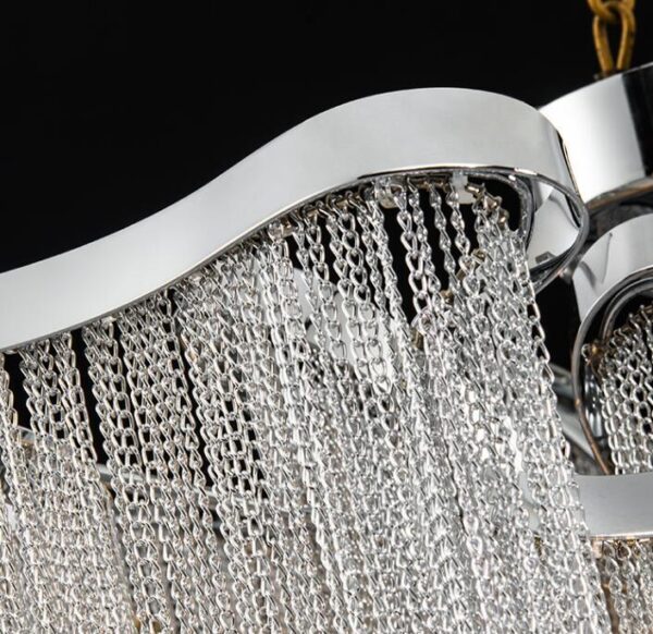 Nordic Light Luxury Tassel Aluminum Chain Living Room Ceiling - Image 4