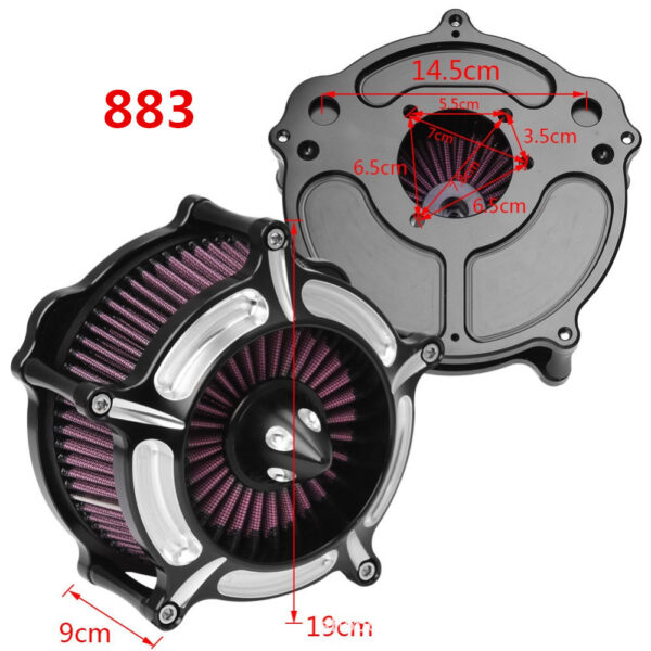 Motorcycle Modification Accessories Harley Large Air Filter - Image 6