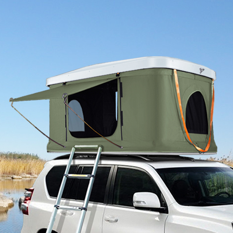 Self-driving Tour Camping Camping Hard Shell Outdoor Folding Roof Tent - Image 10