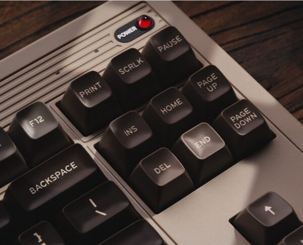 Retro Mechanical Gaming Keyboard Wireless Bluetooth With Rocker - Image 12