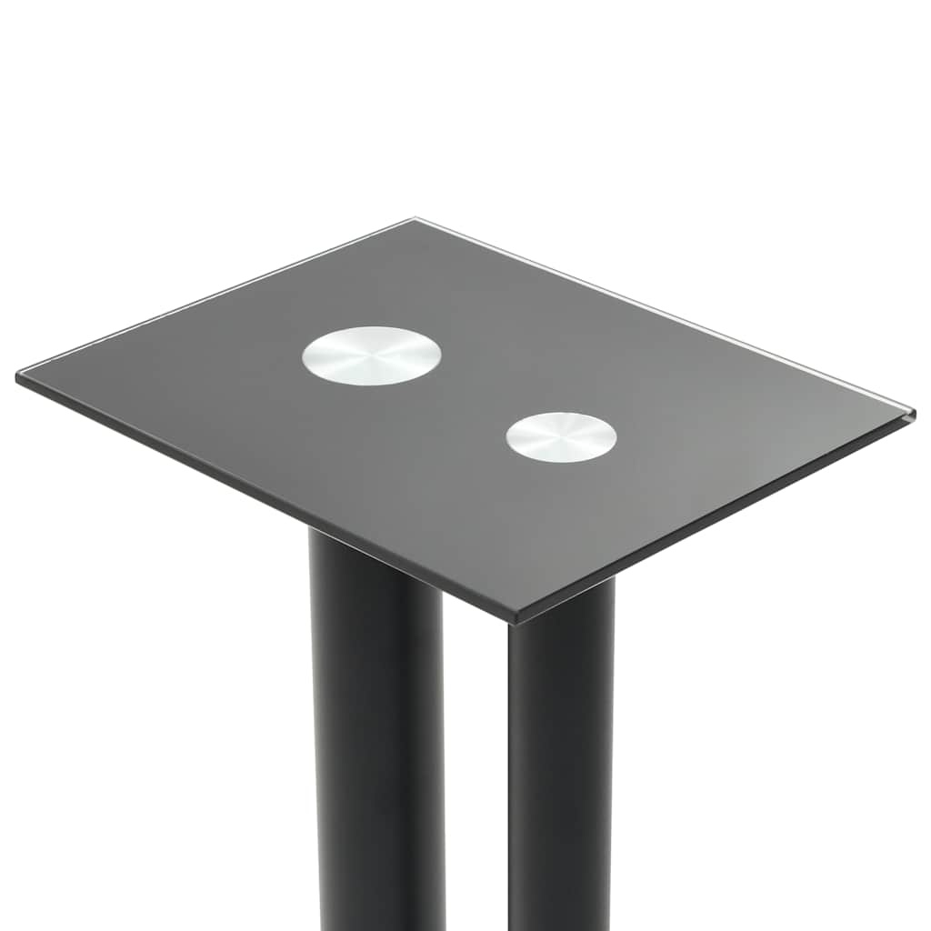 Speaker Stands, 2-Pack, Double Column Design, Tempered Glass - Image 6