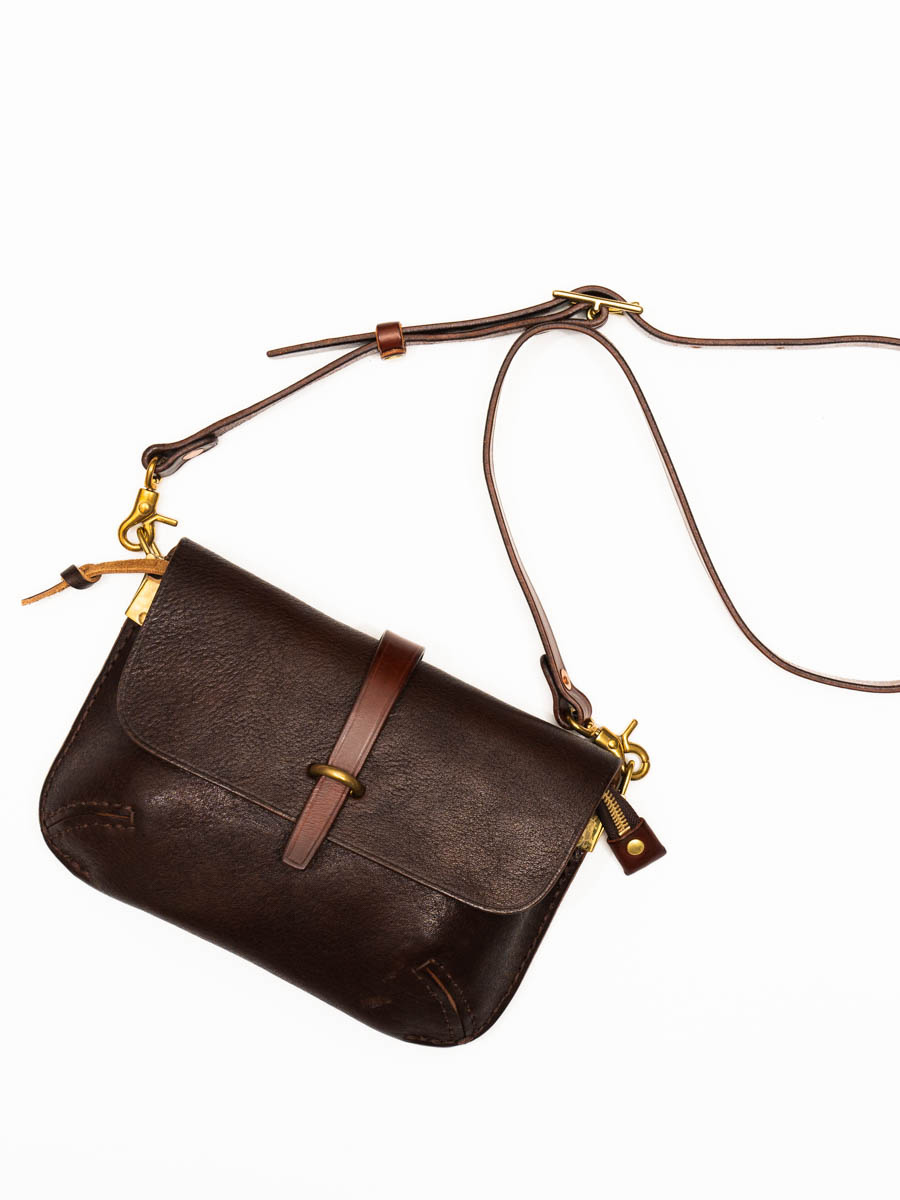 Vintage Leather One-shoulder Messenger Bag - Image 6
