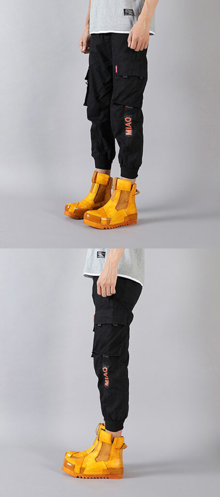 Design Leather Handmade Retro Thick Soled Heightening Casual Shoes