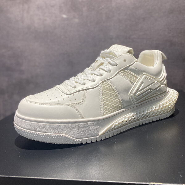 Men's Summer Leather Breathable Casual Shoes - Image 4