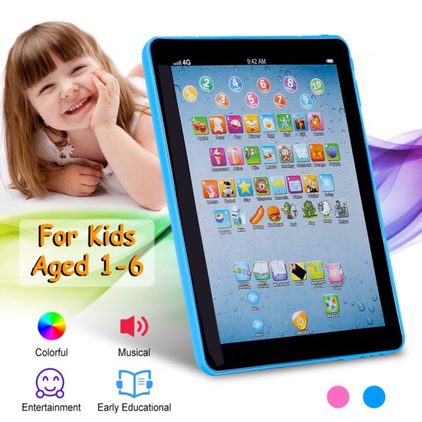 Baby Learning Tablet Educational Mini Pads Toys Touch Learn Toddler Tablet For ABC Numbers Words Gift For Boys Girls Aged 1-6 Year Old Kids - Image 16