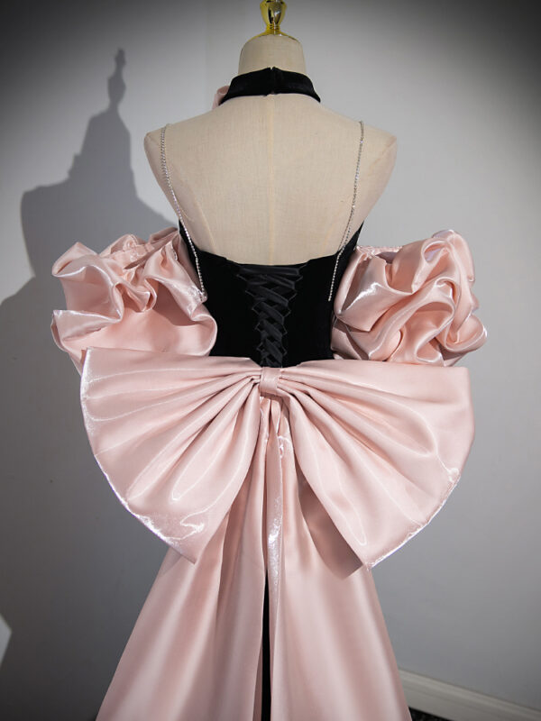 Evening Dress Women Bow Annual Meeting Host Performance Dress - Image 5