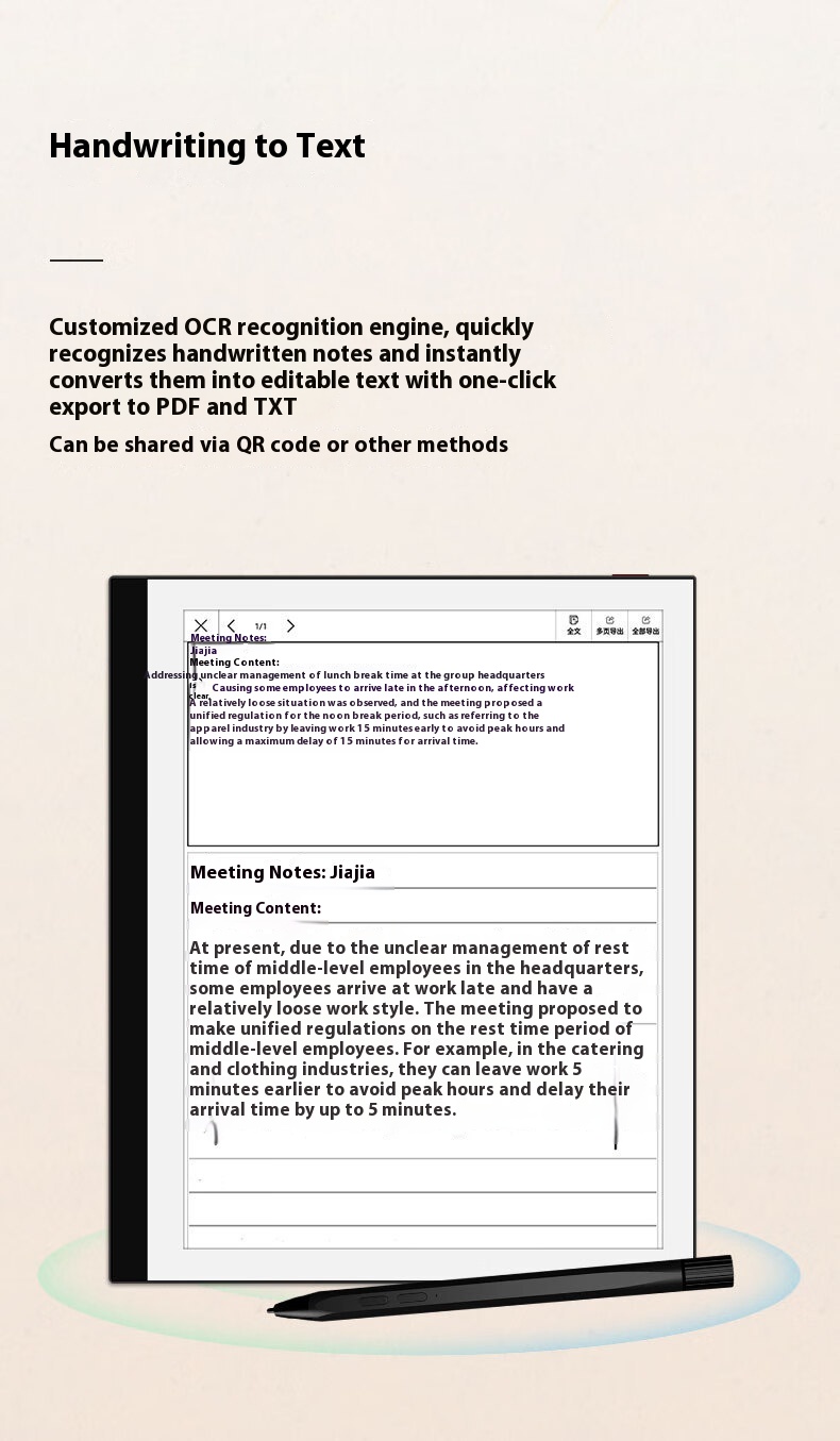 Smart Office Book 7-inch E-ink Screen Reader Electric Book Reader - Image 16