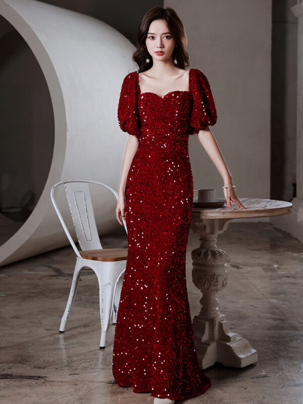 Toast Bridal Red Dresses Women Fishtail - Image 11
