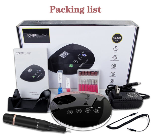 New Upgrade 35000RPM Electric Nail Drill Machine For Acrylic - Image 12