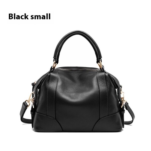 European And American Leather Top Layer Cowhide Bag For Ladies - Image 3
